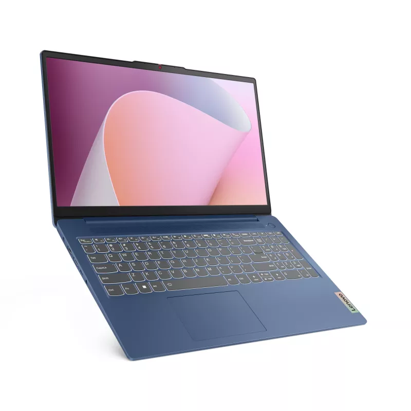 Lenovo IdeaPad plonas 3 15AMN8 AMD Ryzen™ 5 7520U nešiojamasis kompiuteris 39,6 cm (15,6 col.) Full HD 16 GB LPDDR5-SDRAM 512 GB SSD Wi-Fi 6 (802.11ax) Windows 11 Home vokiečių k. mėlynas