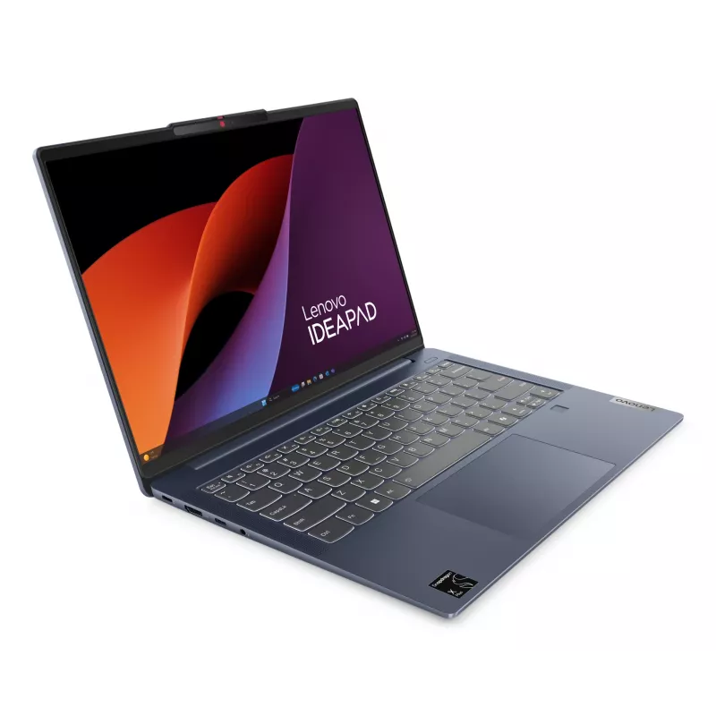Lenovo IdeaPad plonas 5 14Q8X9 Copilot+ PC Snapdragon X1-26-100 Nešiojamasis kompiuteris 35,6 cm (14 col.) WUXGA 16 GB LPDDR5x-SDRAM 512 GB SSD Wi-Fi 7 (802.11be) Windows 11 Home Vokiečių Mėlyna