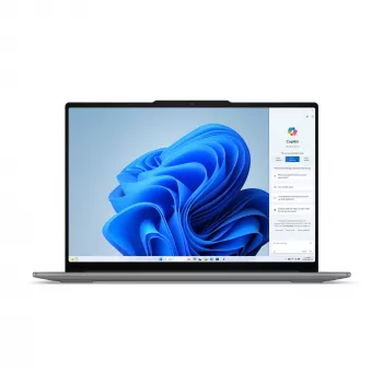 Lenovo Yoga plonas 7 15ILL9 Copilot+ PC Intel Core Ultra 7 256V Nešiojamasis kompiuteris 38.9 cm (15.3 col.) 2.8K 16 GB LPDDR5x-SDRAM 1 TB SSD Wi-Fi 7 (802.11be) Windows 11 Home German Pilka