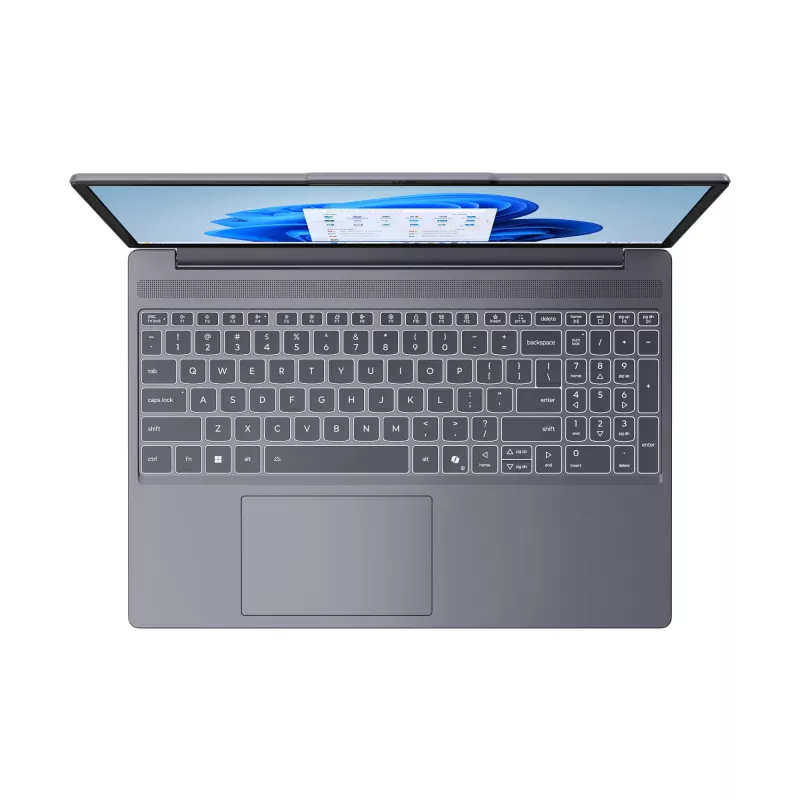 Lenovo IdeaPad plonas 3 15ARP10 AMD Ryzen™ 5 7535HS nešiojamasis kompiuteris 38,9 cm (15,3 colio) WUXGA 16 GB DDR5-SDRAM 1 TB SSD Wi-Fi 7 (802.11be) Windows 11 Home vokiška pilka