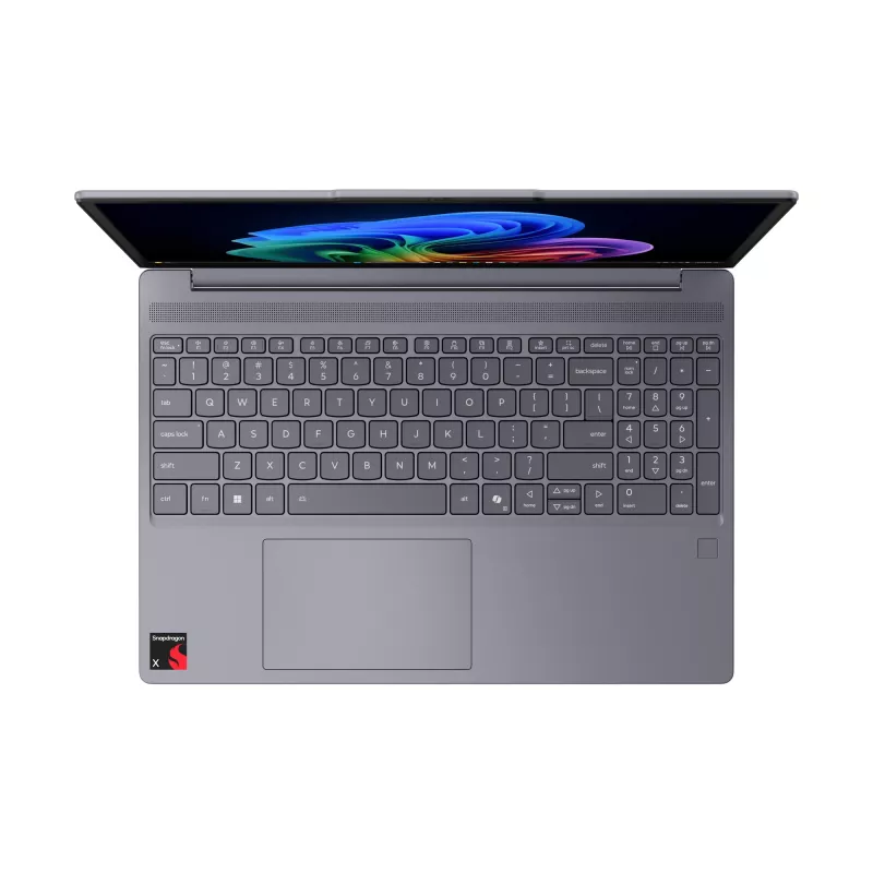 Lenovo IdeaPad plonas 3 15Q8X10 Copilot+ PC Snapdragon X1-26-100 Nešiojamasis kompiuteris 38,9 cm (15,3 col.) WUXGA 16 GB LPDDR5x-SDRAM 1 TB SSD Wi-Fi 7 (802.11be) Windows 11 Home Vokiečių Pilka