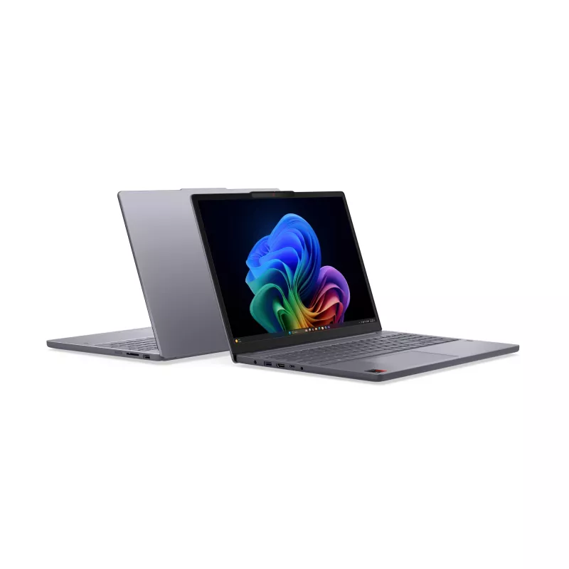 Lenovo IdeaPad plonas 3 15Q8X10 Copilot+ PC Snapdragon X1-26-100 Nešiojamasis kompiuteris 38,9 cm (15,3 col.) WUXGA 16 GB LPDDR5x-SDRAM 1 TB SSD Wi-Fi 7 (802.11be) Windows 11 Home Vokiečių Pilka