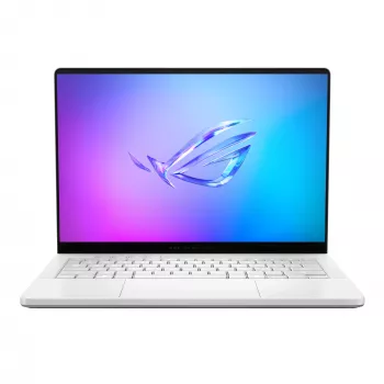 Nešiojamasis kompiuteris ASUS ROG Zephyrus G14 GA403WR — AMD Ryzen AI 9 HX 370, 14 colių WQXGA+ 2880×1800, 32GB LPDDR5x, 2TB SSD, RTX 5070 Ti, Windows 11 Home, balta