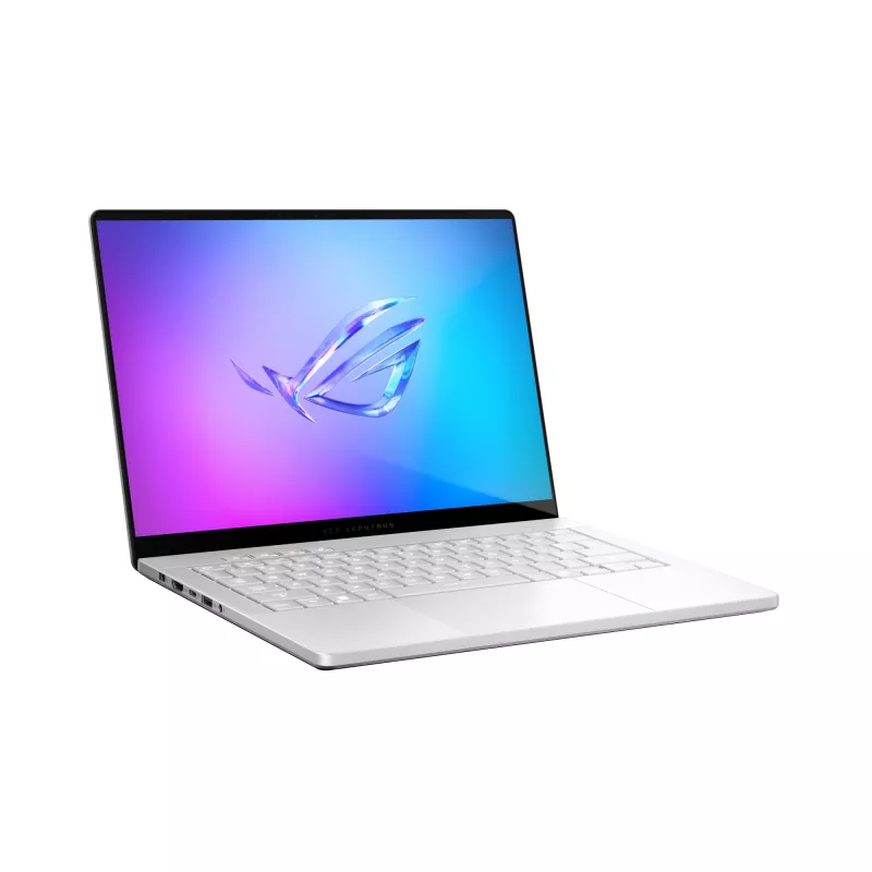 Nešiojamasis kompiuteris ASUS ROG Zephyrus G14 GA403WR — AMD Ryzen AI 9 HX 370, 14 colių WQXGA+ 2880×1800, 32GB LPDDR5x, 2TB SSD, RTX 5070 Ti, Windows 11 Home, balta