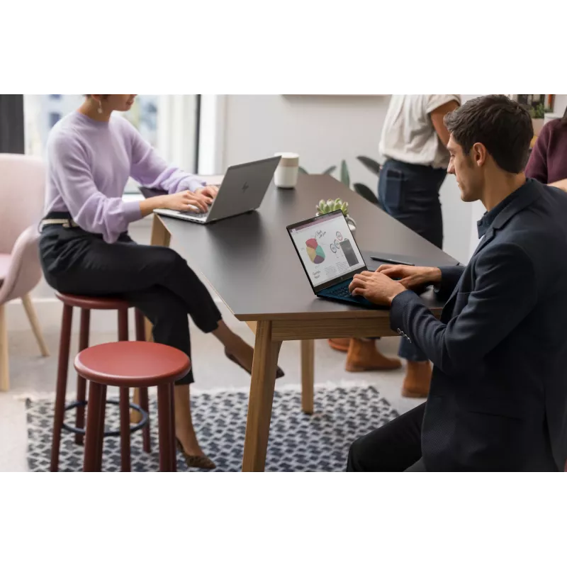 HP EliteBook X G1i Intel Core Ultra 5 226V Nešiojamasis kompiuteris 35,6 cm (14 colių) WUXGA 16 GB LPDDR5x-SDRAM 512 GB SSD Wi-Fi 7 (802.11be) Windows 11 Pro Sidabrinis
