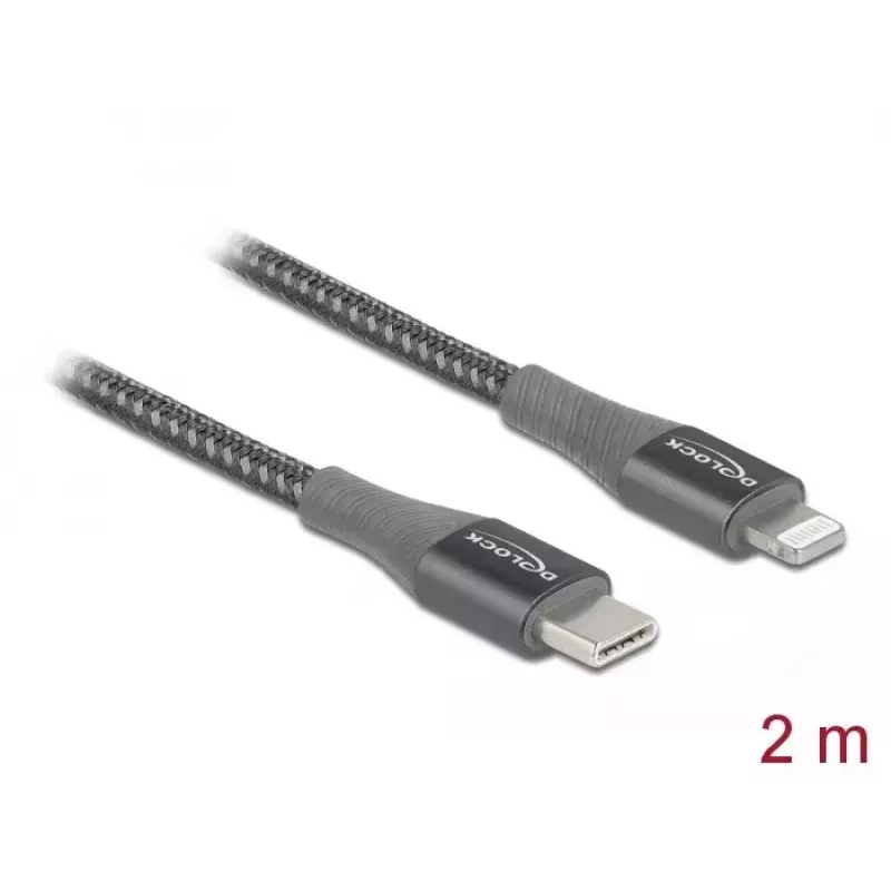 DeLOCK USB Type-C į Lightning duomenų ir įkrovimo laidas 86632