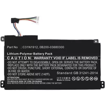 CoreParts 0B200-03680200-CP nešiojamojo kompiuterio atsarginė dalis Baterija