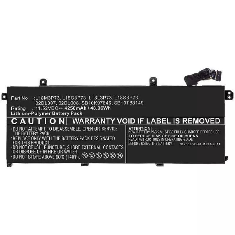 CoreParts 5B10W13906-CP nešiojamojo kompiuterio baterija