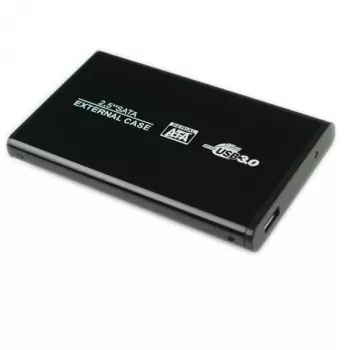 CoreParts K2501A-U3S atminties disko dėklas Juoda 2.5 colio Maitinamas per USB