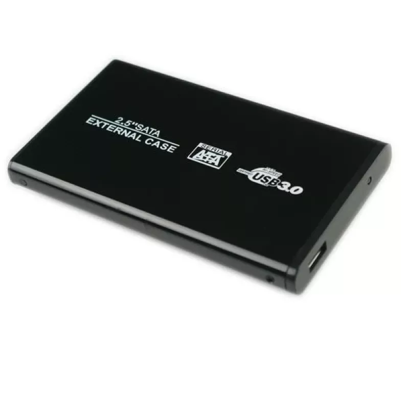 CoreParts K2501A-U3S atminties disko dėklas Juoda 2.5 colio Maitinamas per USB