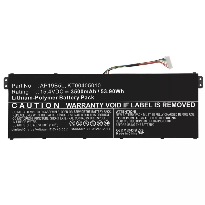 CoreParts MBXAC-BA0121 nešiojamojo kompiuterio atsarginė dalis 88,4 mm plotis 261 mm aukštis