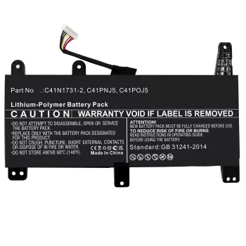 CoreParts MBXAS-BA0313 Nešiojamojo kompiuterio atsarginė dalis Ličio polimeras 4300 mAh 15.4 V