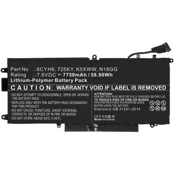 CoreParts MBXDE-BA0186 nešiojamojo kompiuterio atsarginė dalis Baterija