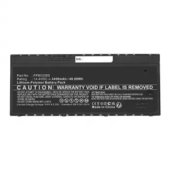 Baterija PNY MBXFU-BA0048 — ličio jonų 3450 mAh, suderinama su Fujitsu LifeBook, juoda