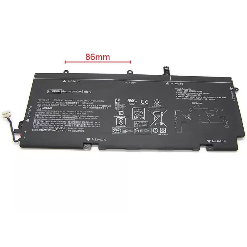 „CoreParts MBXHP-BA0209“ nešiojamojo kompiuterio atsarginė dalis Baterija