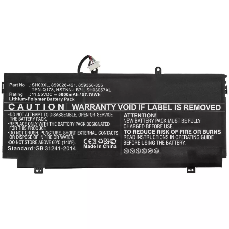 CoreParts MBXHP-BA0253 nešiojamojo kompiuterio atsarginė dalis Baterija