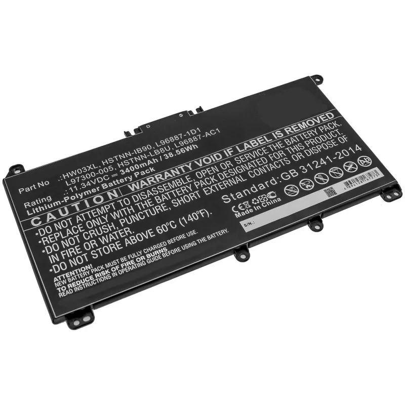 CoreParts MBXHP-BA0282 nešiojamojo kompiuterio atsarginė dalis Baterija