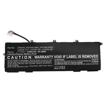 Nešiojamojo kompiuterio baterija CoreParts MBXHP-BA0301 — 6700 mAh, 7,7 V, 89,7×5,5×283,6 mm