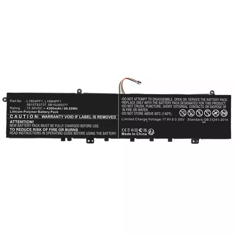 Baterija CoreParts Lenovo Yoga C940-15 3 celių Li-jonų
