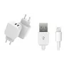 CoreParts MBXUSB-AC0007 mobiliojo įrenginio įkroviklis Išmanusis telefonas Balta AC Vidaus