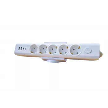 MicroConnect MC-DESKMOUNTW stalo spaustukas maitinimo lizdų juostoms