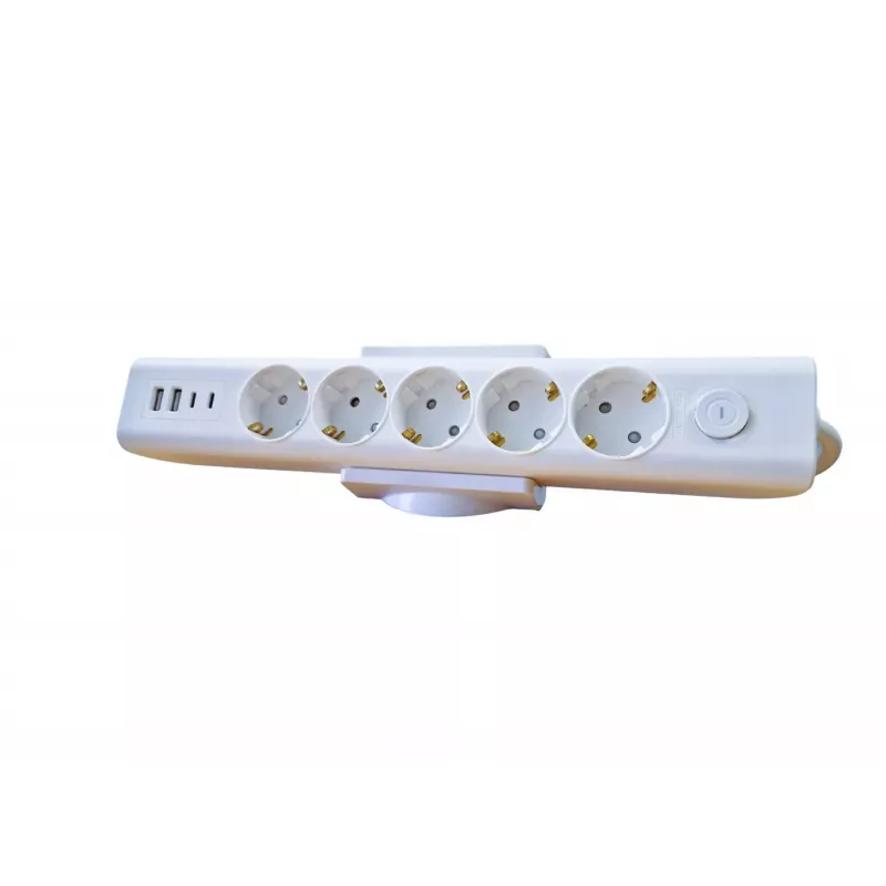 MicroConnect MC-DESKMOUNTW stalo spaustukas maitinimo lizdų juostoms