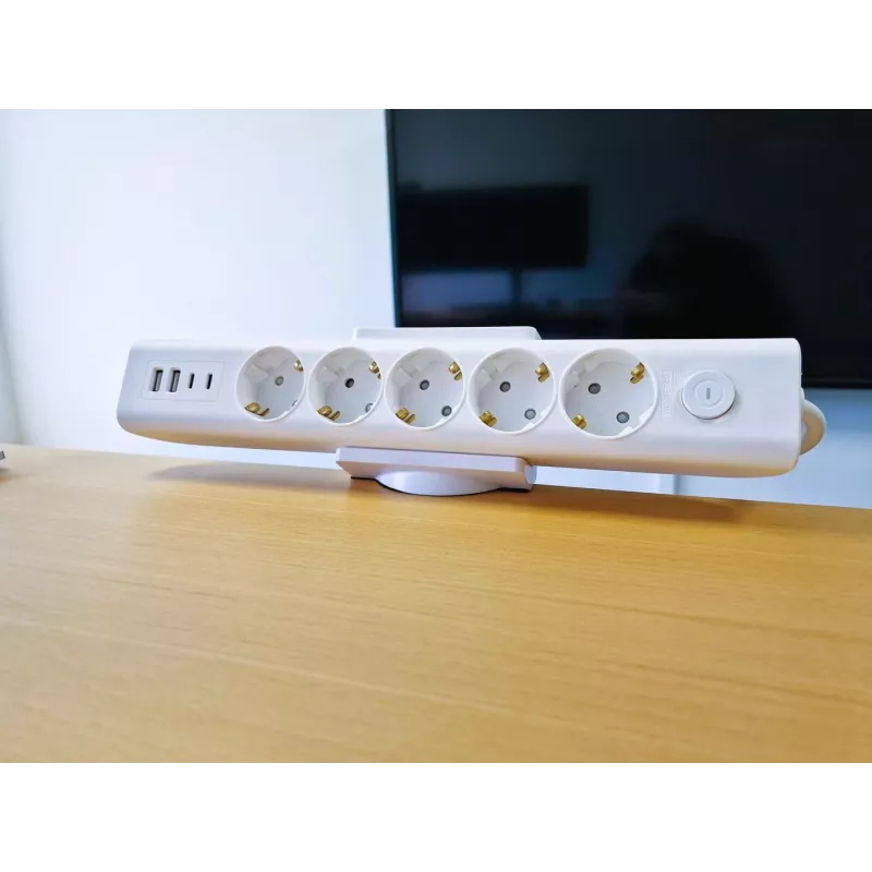 MicroConnect MC-DESKMOUNTW stalo spaustukas maitinimo lizdų juostoms