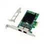 Tinklo plokštė MicroConnect MC-PCIEX1-82575 PCIe x1 Intel 82575 Ethernet adapteris