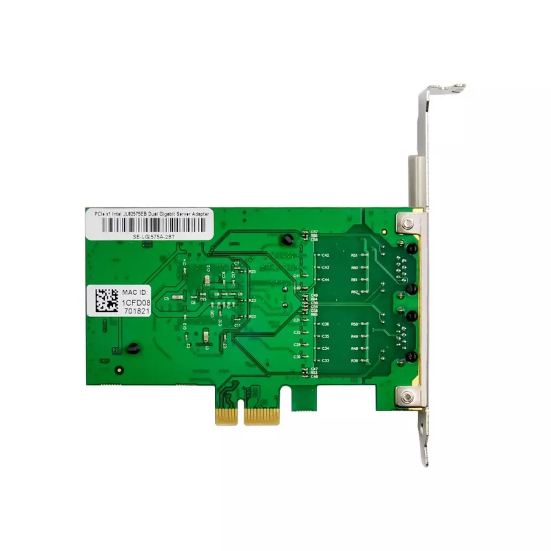 Tinklo plokštė MicroConnect MC-PCIEX1-82575 PCIe x1 Intel 82575 Ethernet adapteris
