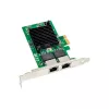 Tinklo plokštė MicroConnect MC-PCIEX1-82575 PCIe x1 Intel 82575 Ethernet adapteris