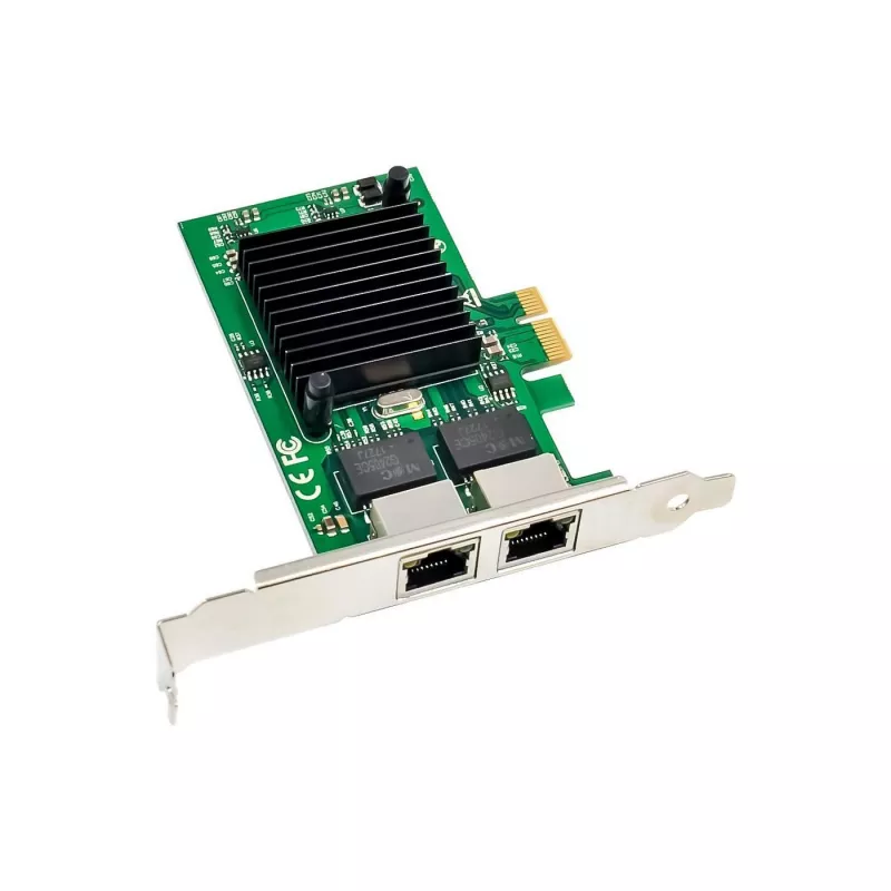 Tinklo plokštė MicroConnect MC-PCIEX1-82575 PCIe x1 Intel 82575 Ethernet adapteris