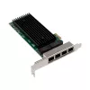 PCIe x1 tinklo plokštė MicroConnect MC-PCIEX1-82575-Q su Intel 82575 valdikliu