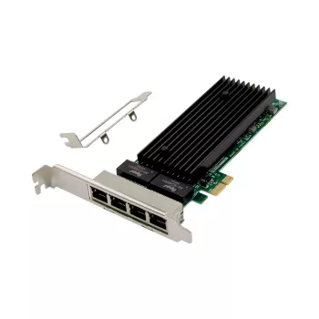 Tinklo plokštė MicroConnect MC-PCIEX1-82576-Q PCIe x1 dviejų prievadų Ethernet 82576
