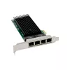 Tinklo plokštė MicroConnect MC-PCIEX1-82576-Q PCIe x1 dviejų prievadų Ethernet 82576