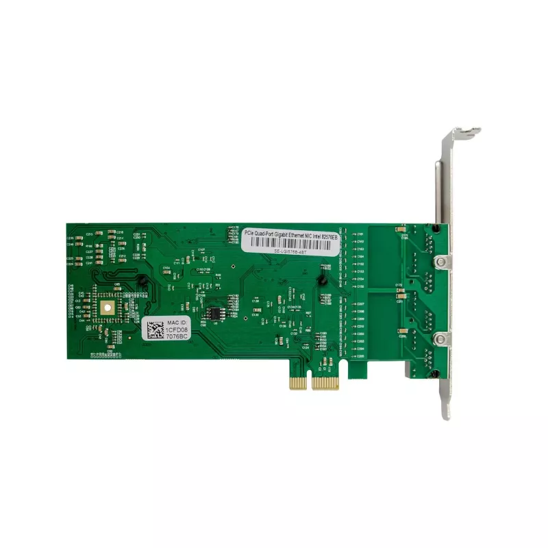 Tinklo plokštė MicroConnect MC-PCIEX1-82576-Q PCIe x1 dviejų prievadų Ethernet 82576