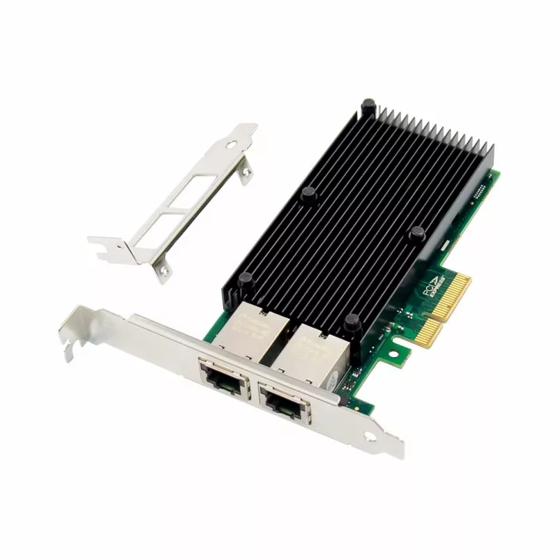 Tinklo plokštė MicroConnect X550-T2 PCIe x4 dviejų prievadų 10GbE