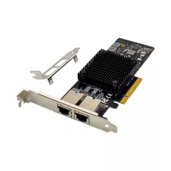 Tinklo plokštė MicroConnect X550-T2 PCIe x8 dviejų prievadų 10GbE