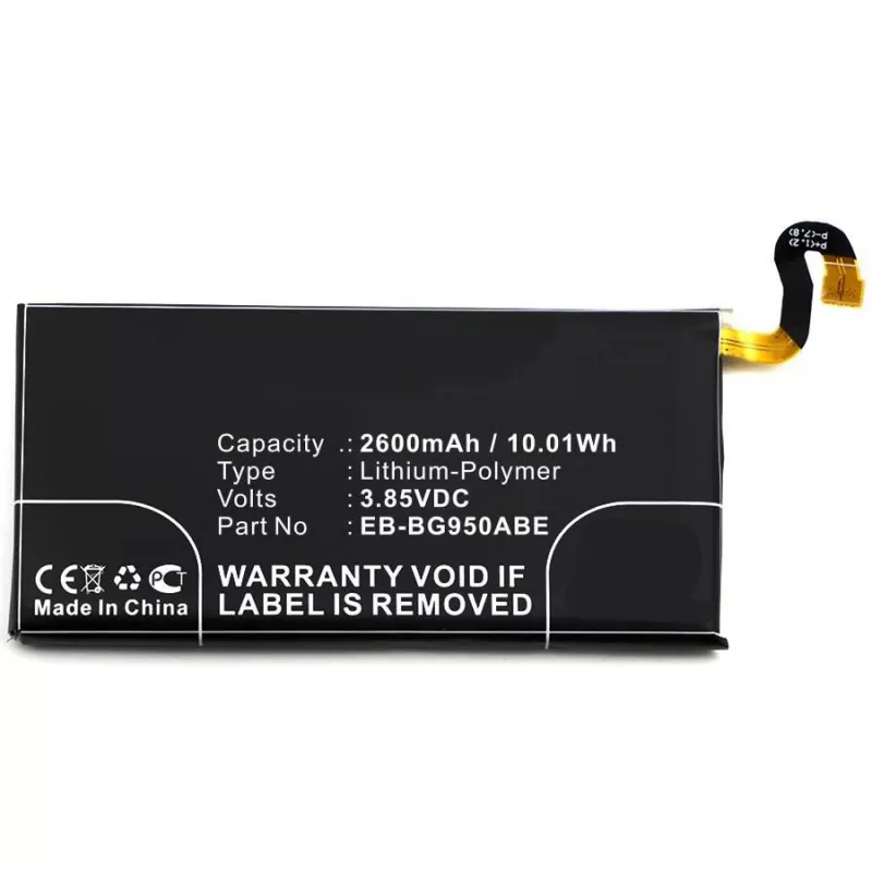 CoreParts MOBX-BAT-SMG950SL mobiliojo telefono atsarginė dalis Baterija Juoda