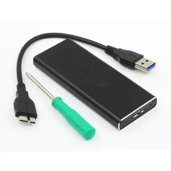 CoreParts MSACSC/USB3.0 saugojimo įrenginio korpusas SSD korpusas juodas