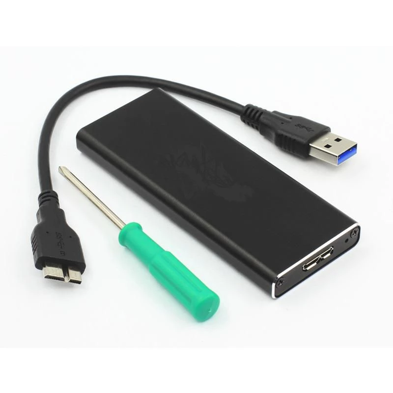 CoreParts MSACSC/USB3.0 saugojimo įrenginio korpusas SSD korpusas juodas