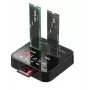 Laikmenų kopijavimo įrenginys CoreParts MS-CLONER-M2-SD juodas USB Type-C M.2