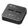 CoreParts MS-CLONER-NVME laikmenų dokinė stotelė USB 3.2 Gen 2 (3.1 Gen 2) Type-C juoda