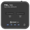 CoreParts MS-CLONER-NVME laikmenų dokinė stotelė USB 3.2 Gen 2 (3.1 Gen 2) Type-C juoda