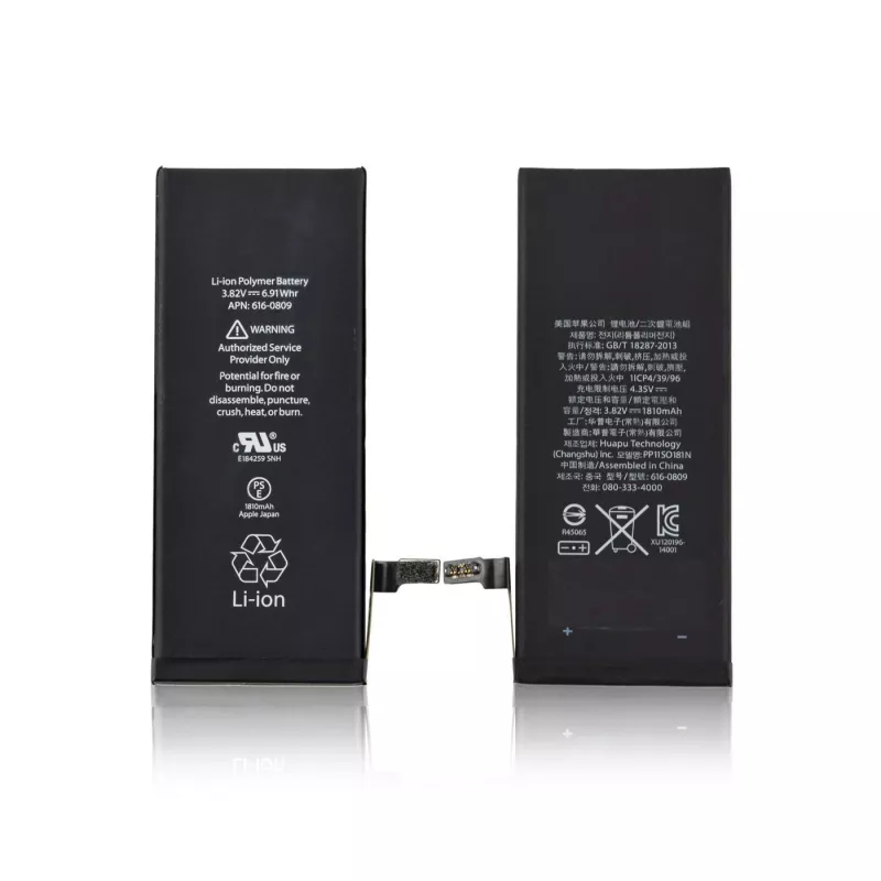 Baterija Apple iPhone 6 - MicroSpareparts Mobile MSPP6418, LiPo 1810 mAh, juoda