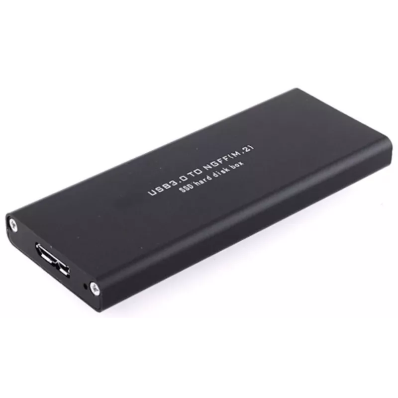 CoreParts MSUB4300 saugojimo diskų dėklas HDD/SSD dėklas Juodas M.2