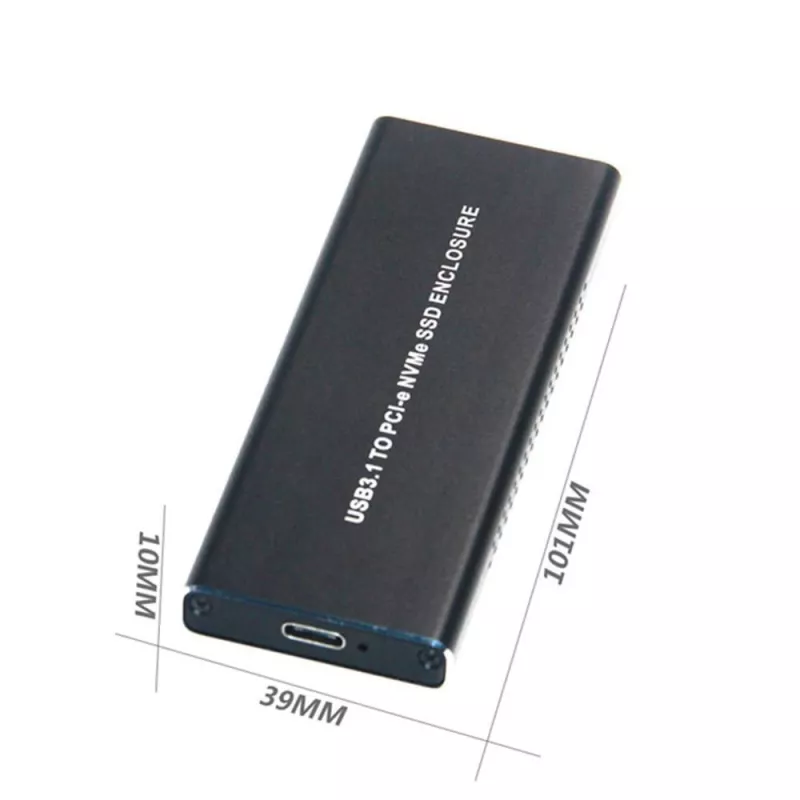CoreParts MSUB8001 atminties disko dėklas SSD dėklas Juoda M.2