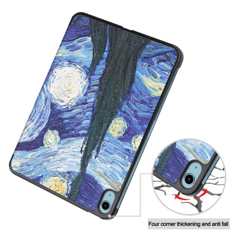 CoreParts TABX-IP10-COVER13 planšetės dėklas 27,7 cm (10,9 colio) Atverčiamas dėklas Mėlynas, Žalias, Oranžinis, Baltas, Geltonas