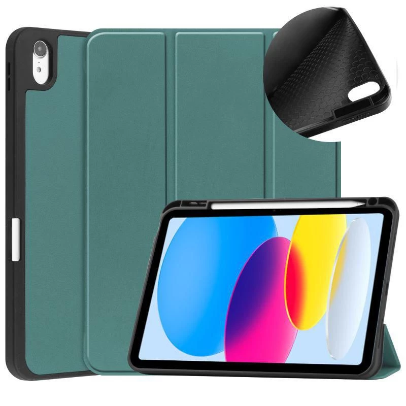 CoreParts TABX-IP10-COVER25 planšetės dėklas 27,7 cm (10,9 col.) Apverčiamas dėklas Žalia