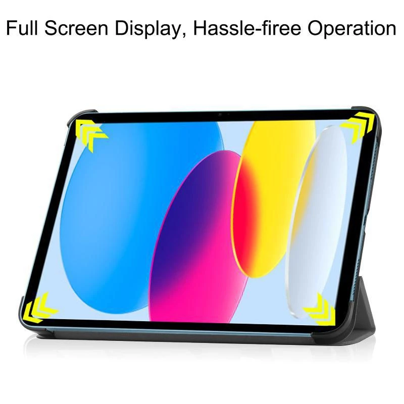 CoreParts TABX-IP10-COVER7 planšetinio kompiuterio dėklas 27.7 cm (10.9 col.) Apverčiamasis dėklas Pilka