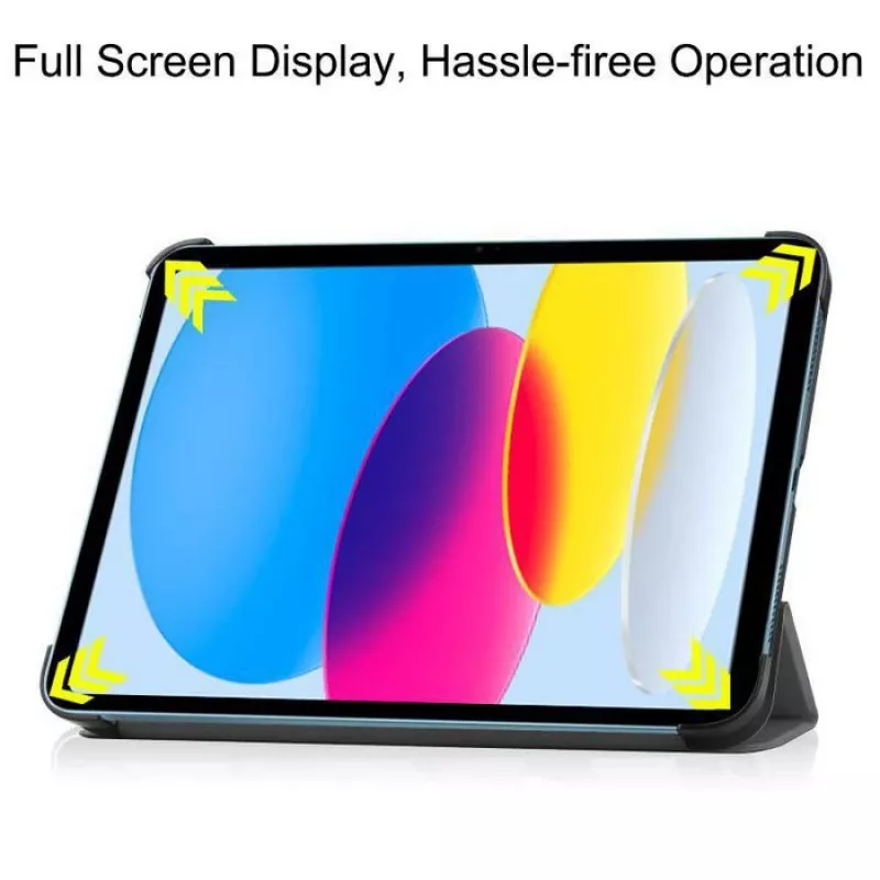 CoreParts TABX-IP10-COVER7 planšetinio kompiuterio dėklas 27.7 cm (10.9 col.) Apverčiamasis dėklas Pilka